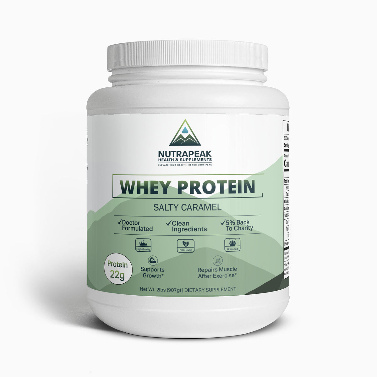 Grass-Fed Whey Protein (Salty Caramel)